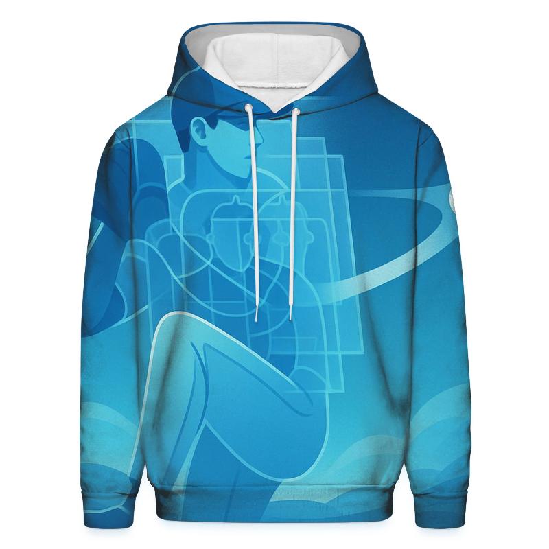 Coastal Windup Blue Jays Horizon embroidered hoodies