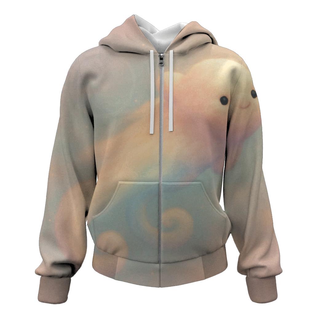 Pastel Comet Pillow Clouds heavyweight hoodies