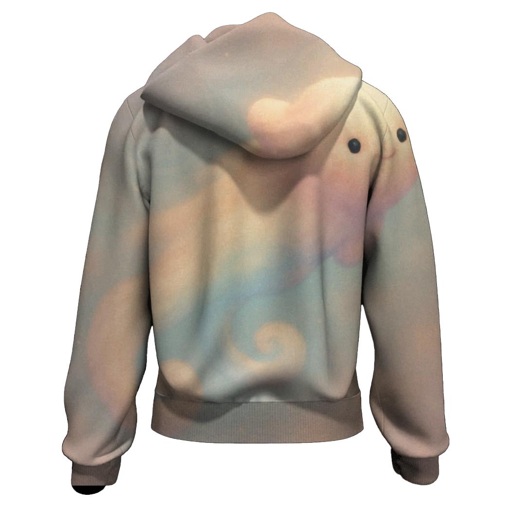 Pastel Comet Pillow Clouds heavyweight hoodies