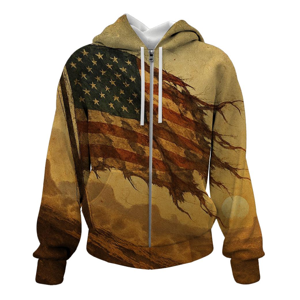 Desert Stars Camo Banner custom hoodies