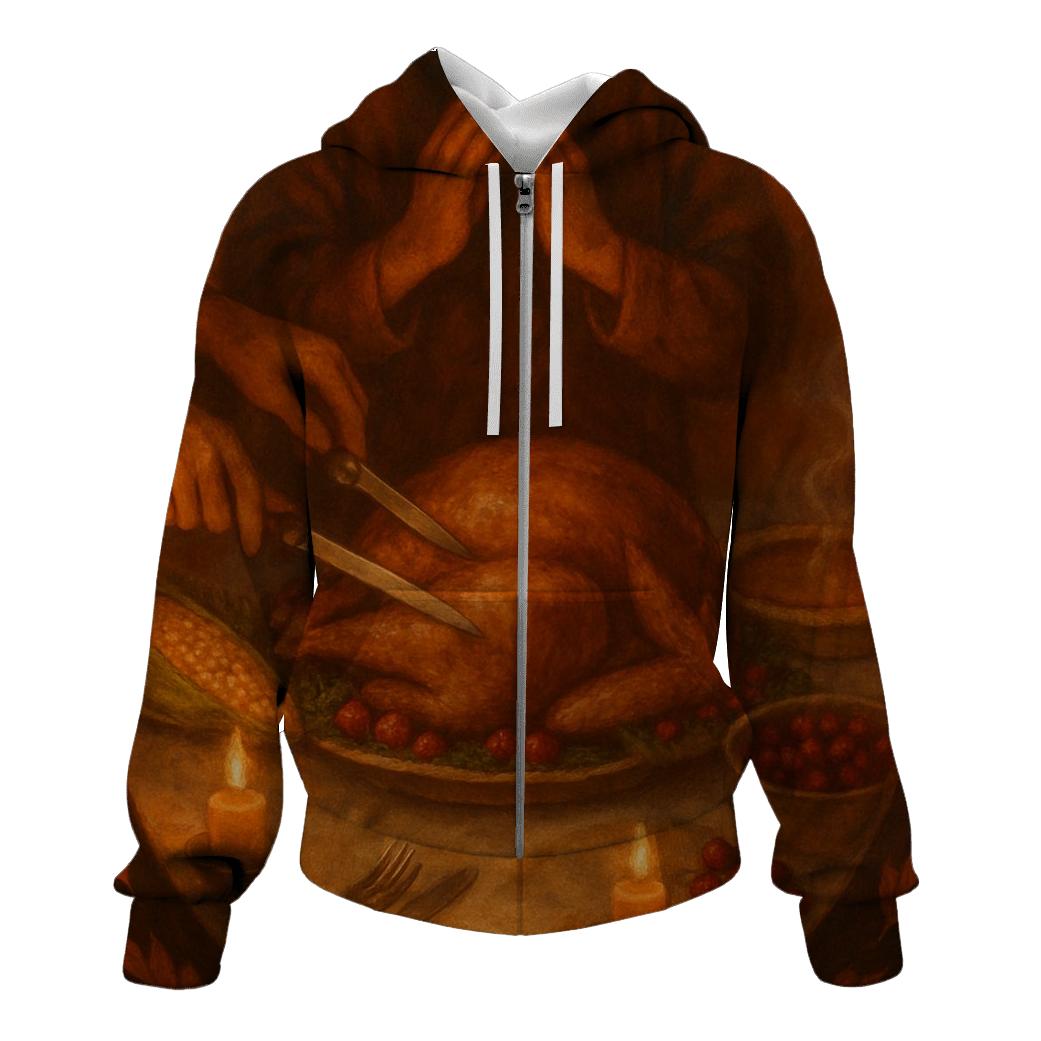 Candlelit Gratitude Tabletop Still Life hoodies fashion