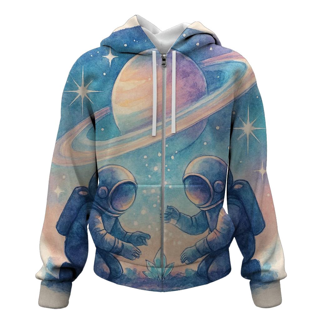 Gardeners Of The Ringed Planet graphic hoodies