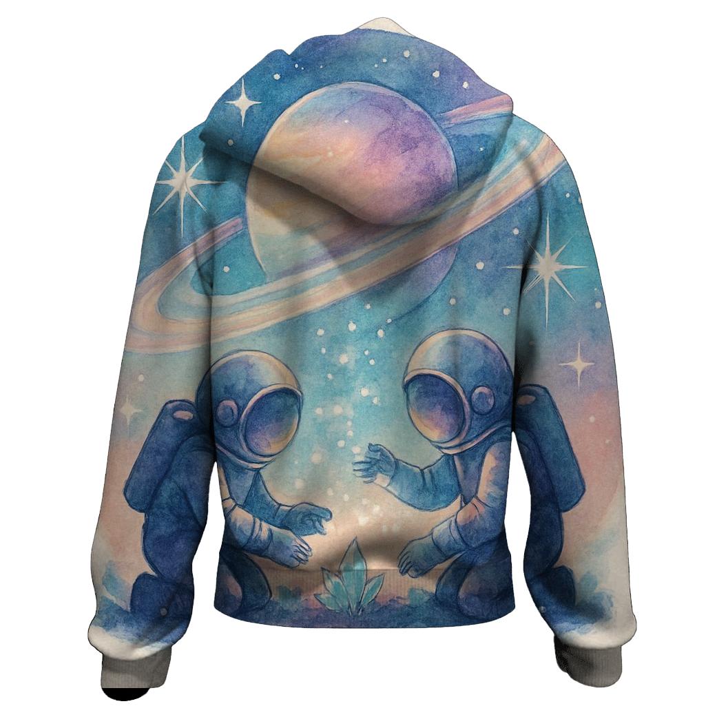 Gardeners Of The Ringed Planet graphic hoodies