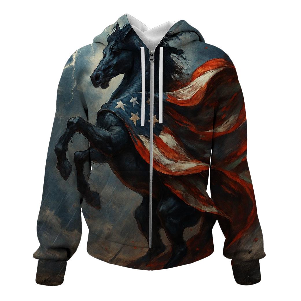 Storm Rider Flag Mustang hoodie trends