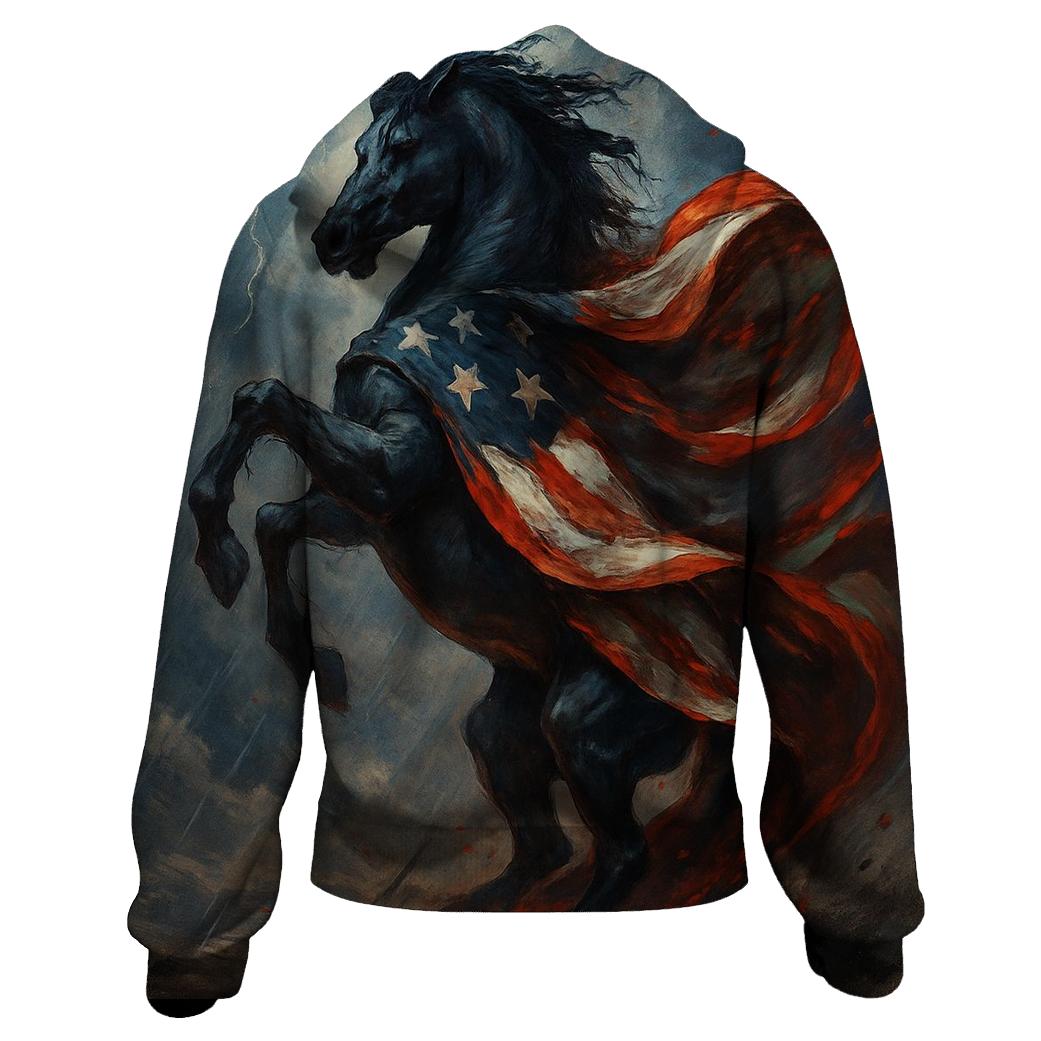 Storm Rider Flag Mustang hoodie trends