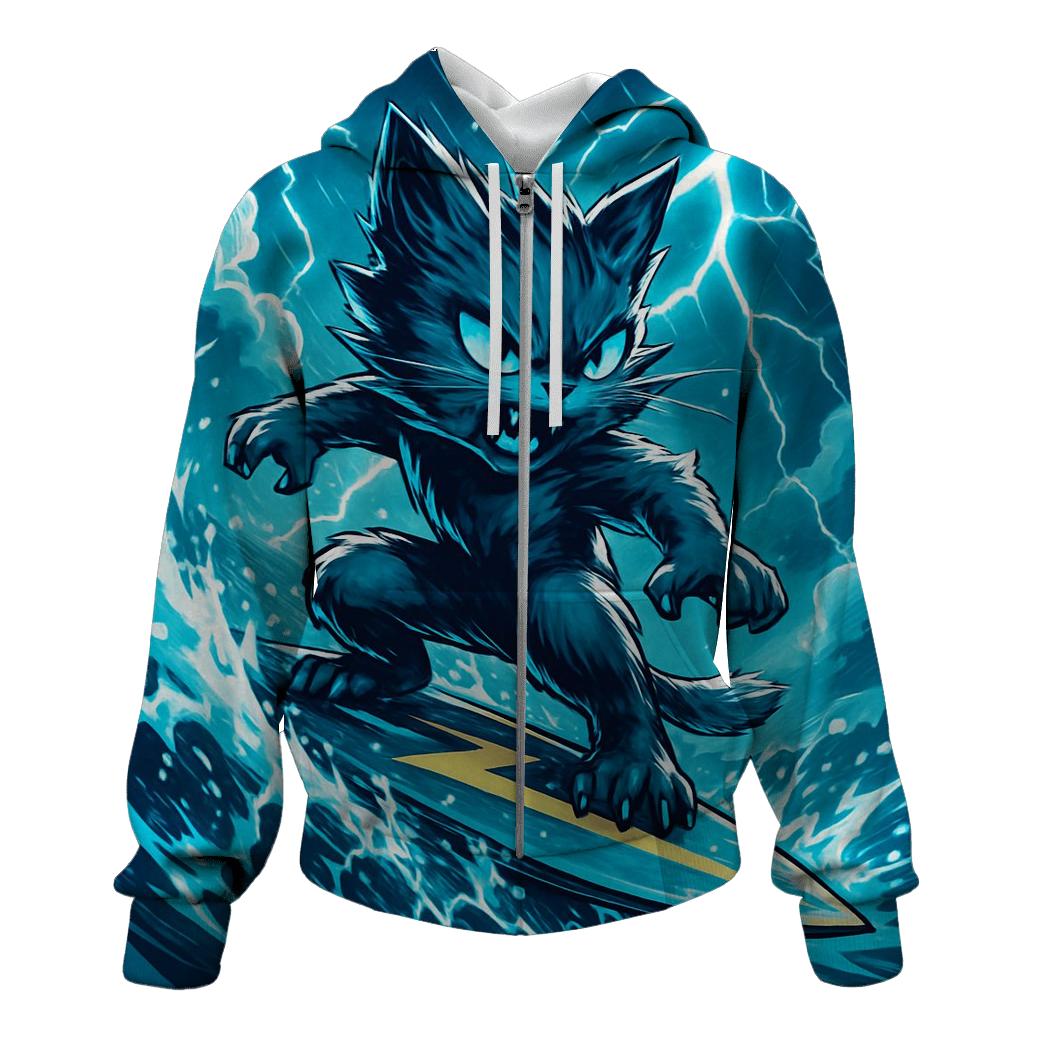Stormsurfing Thunder Cat pullover hoodies