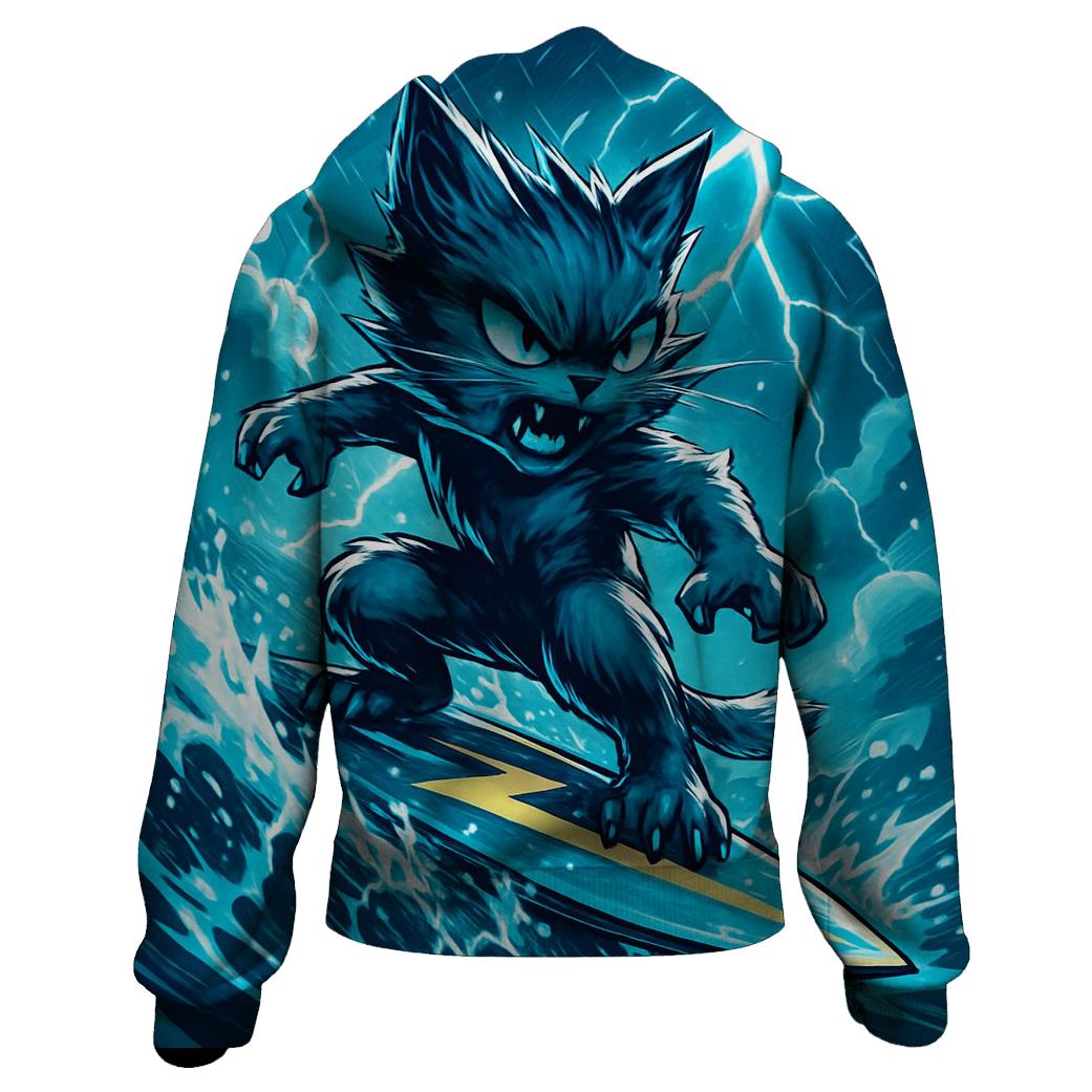 Stormsurfing Thunder Cat pullover hoodies