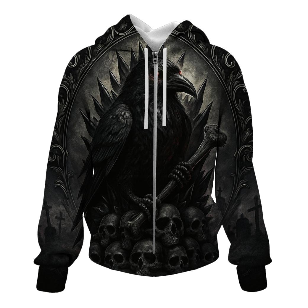 Raven Throne Of Bone Glass designer hoodies