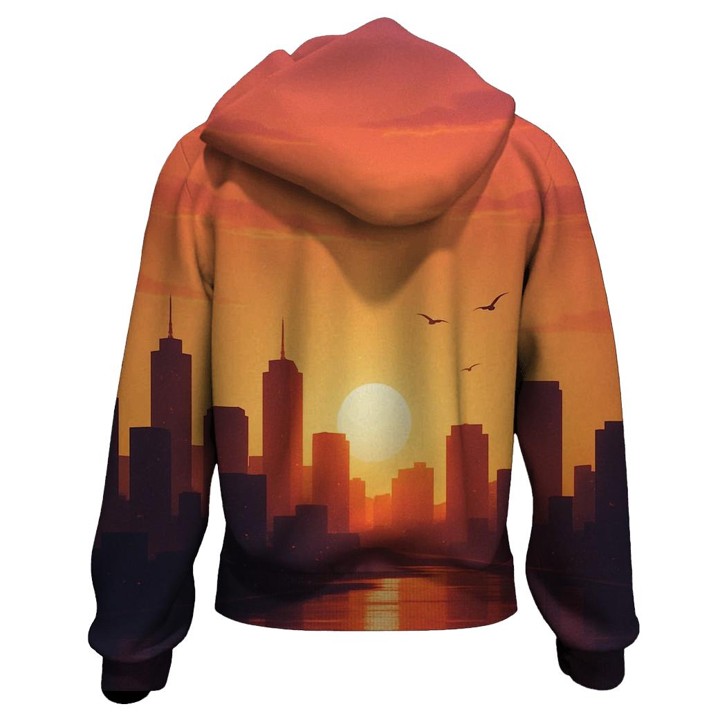 Golden Hour Skyline Drift hoodie styles