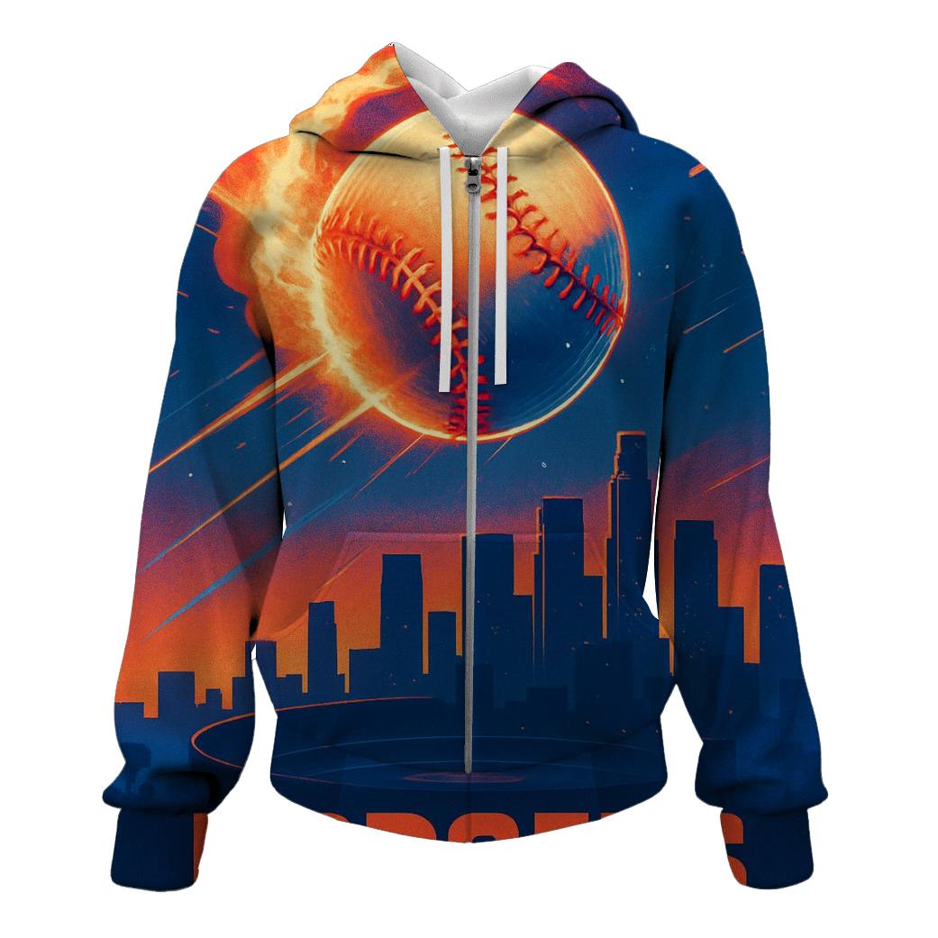 Sunset Seamstorm Over The City pullover hoodies