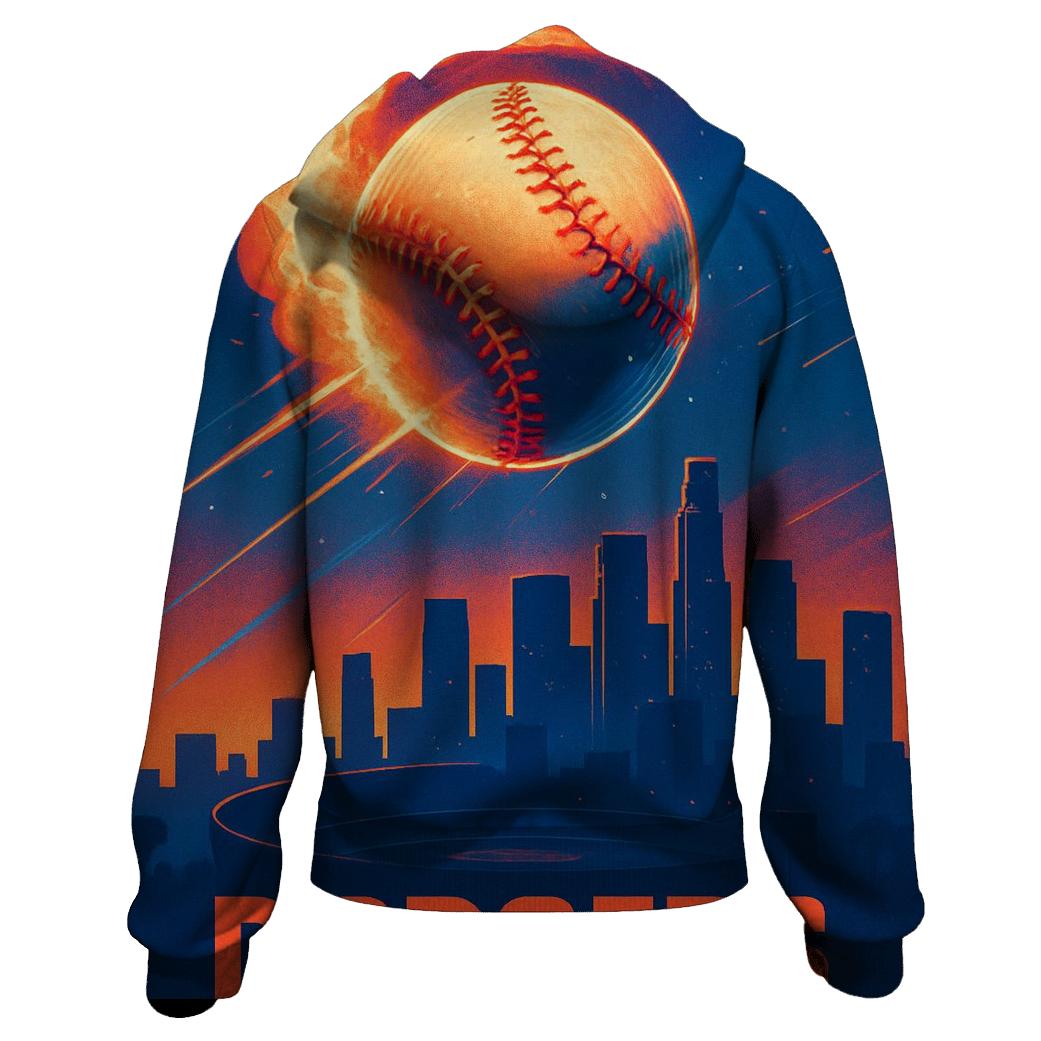 Sunset Seamstorm Over The City pullover hoodies