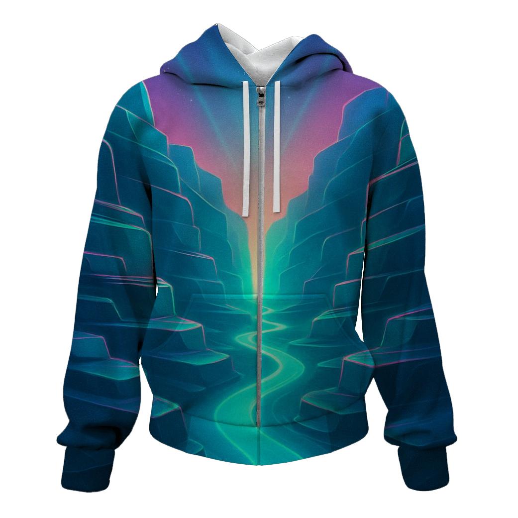 Iridescent Canyon Of Light lightweight hoodies