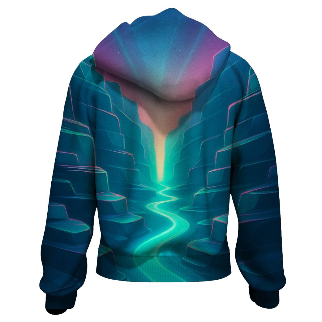 Iridescent Canyon Of Light lightweight hoodies