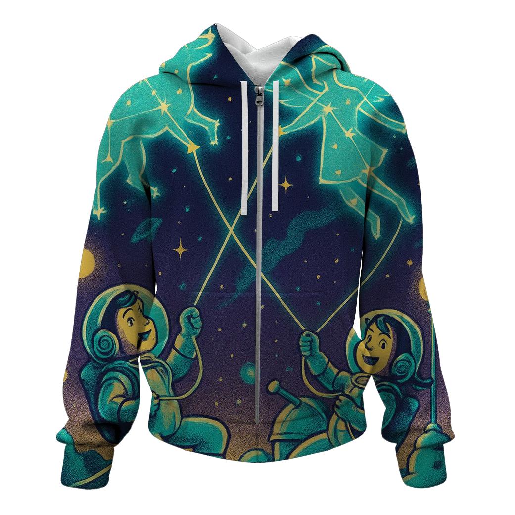 Constellation Kite Fighters pullover hoodies