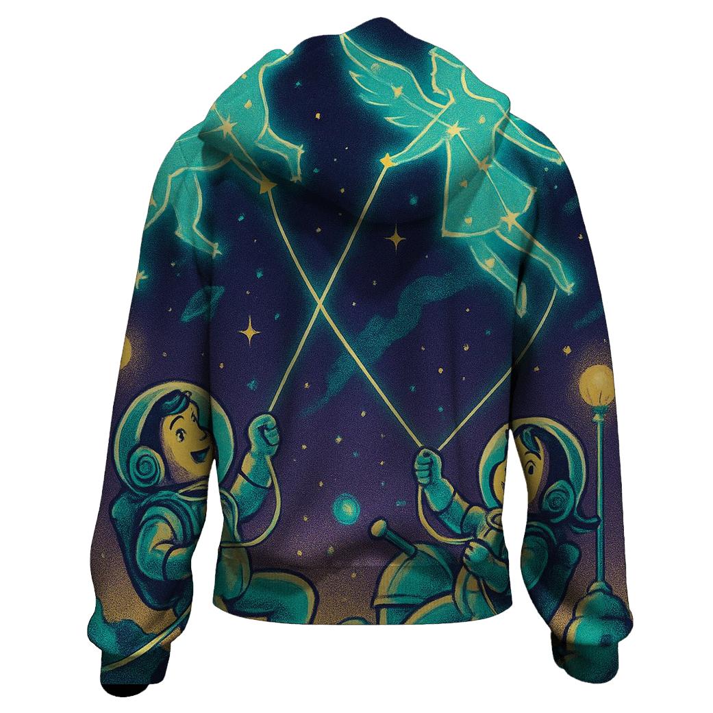Constellation Kite Fighters pullover hoodies