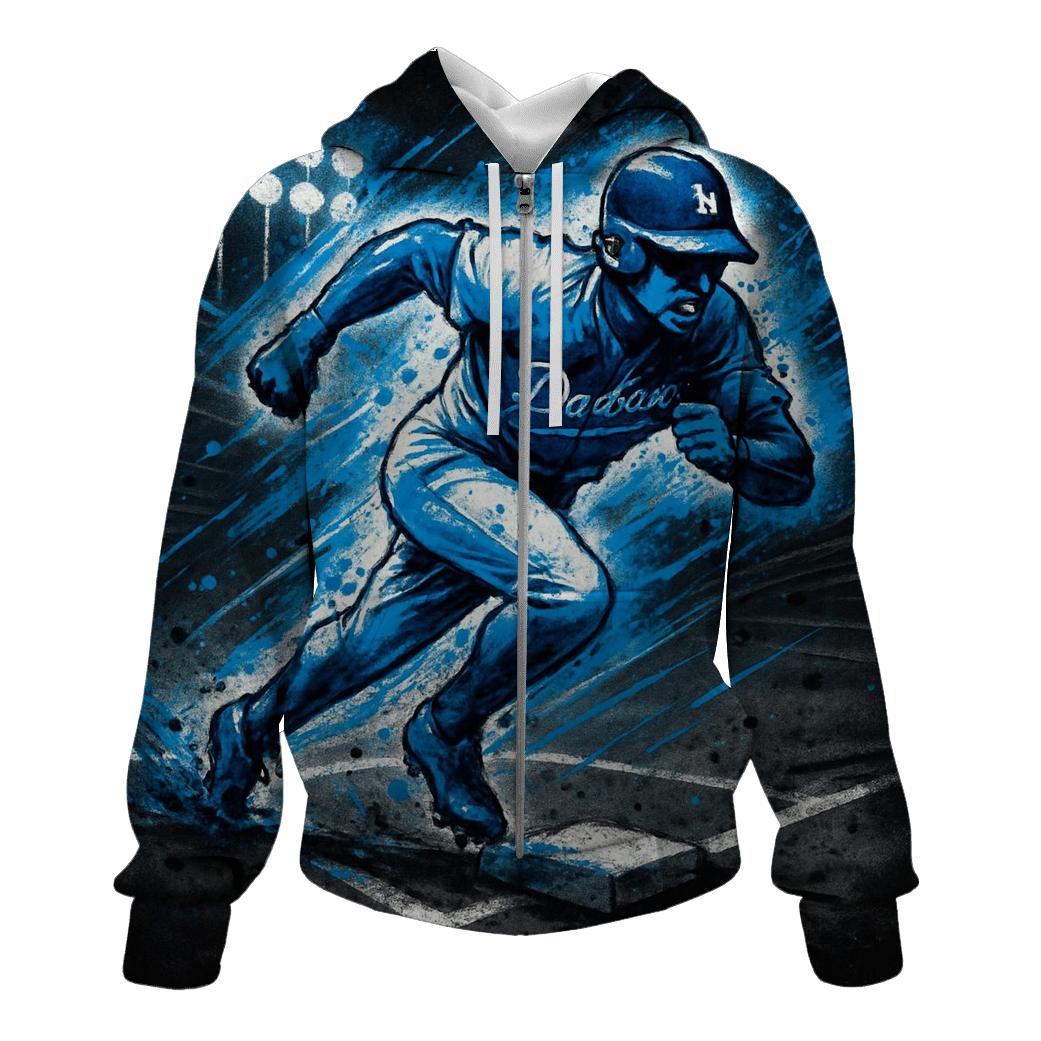 Graffiti Diamond Night Sprint printed hoodies