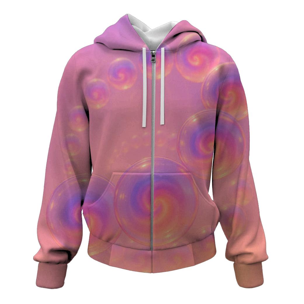 Bubble Nebula Carousel pullover hoodies