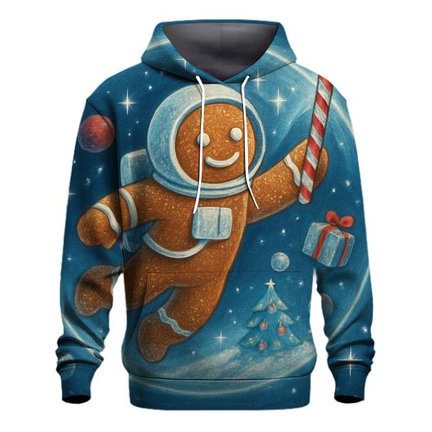 Gingerbread Astronaut Cookie Drift lightweight hoodies