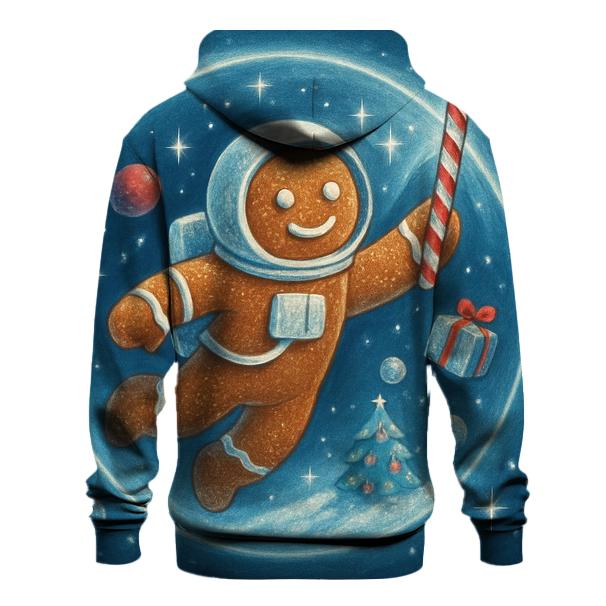 Gingerbread Astronaut Cookie Drift lightweight hoodies