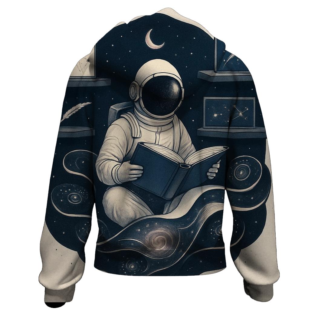 Library Of Folded Light zip-up hoodies