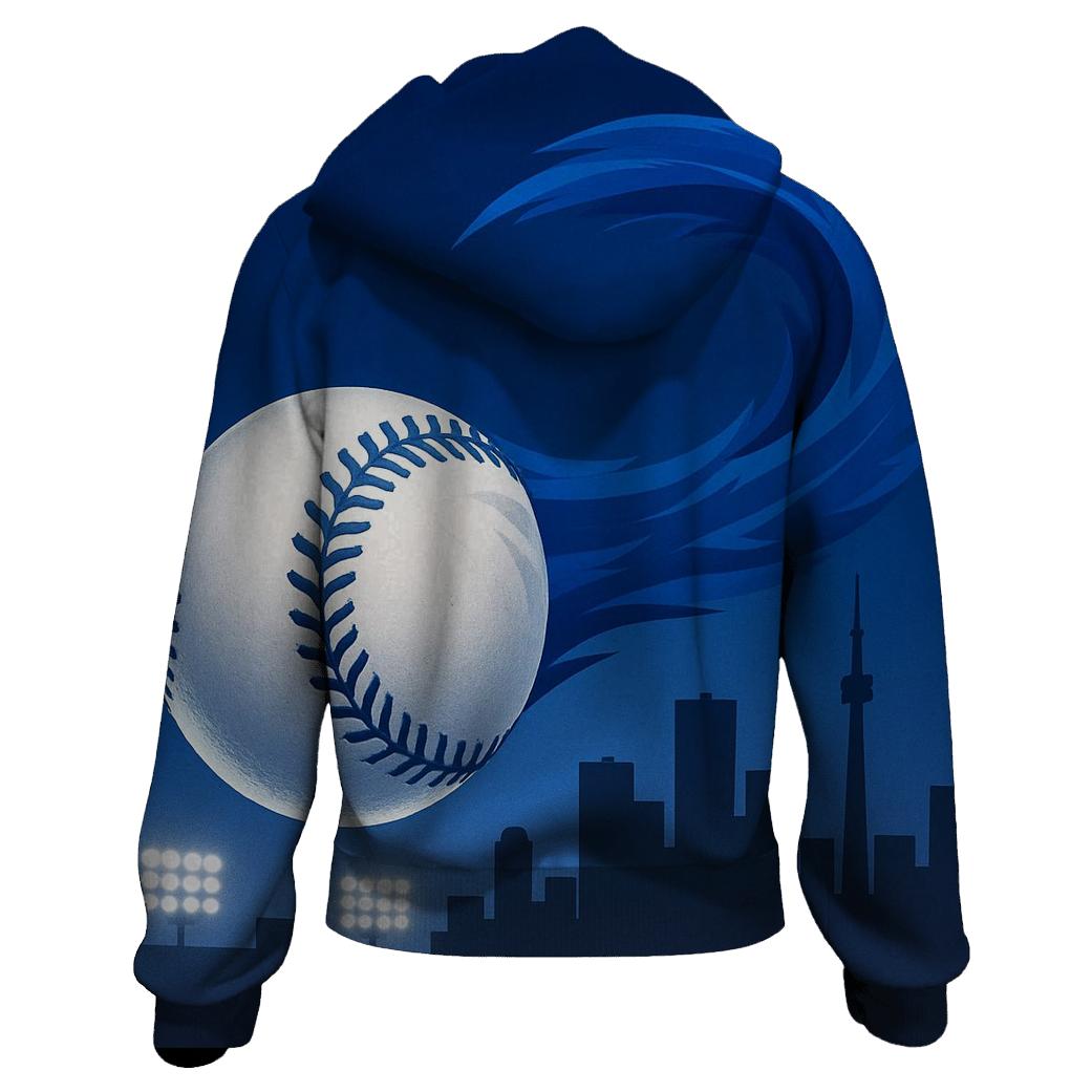 Skyline Curveball In Blue Jays Flight lightweight hoodies