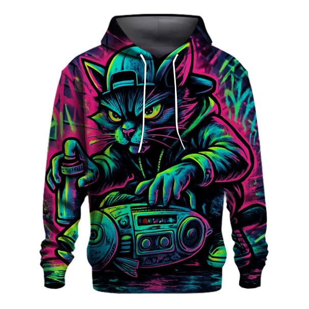 Subway Graffiti Beatbox Cat hoodie designs