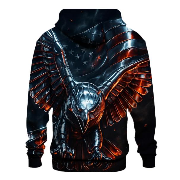 Eagle Of Molten Chrome printed hoodies