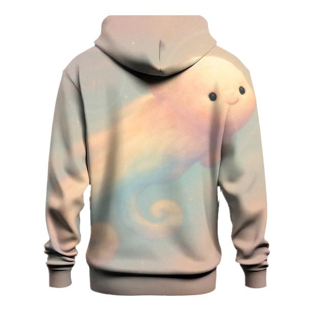 Pastel Comet Pillow Clouds zip-up hoodies