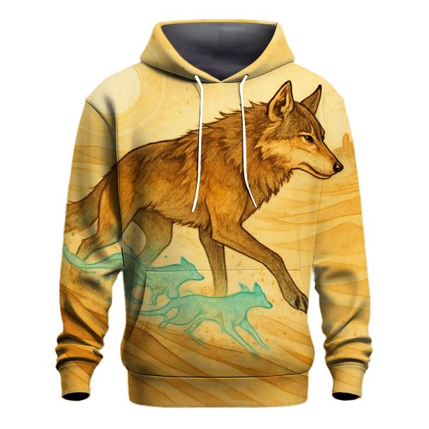 Saffron Dune Mirage Wolf hoodie trends