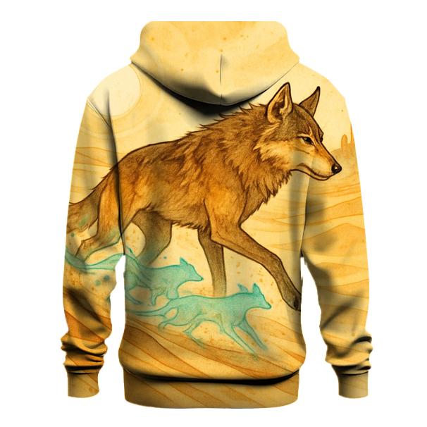Saffron Dune Mirage Wolf hoodie trends