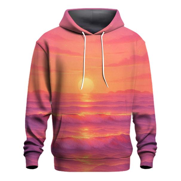 Gilded Tide At Dusk heavyweight hoodies