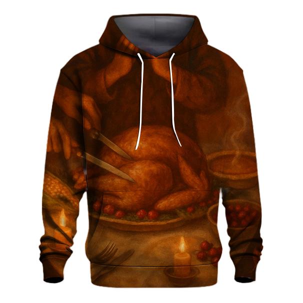 Candlelit Gratitude Tabletop Still Life graphic hoodies