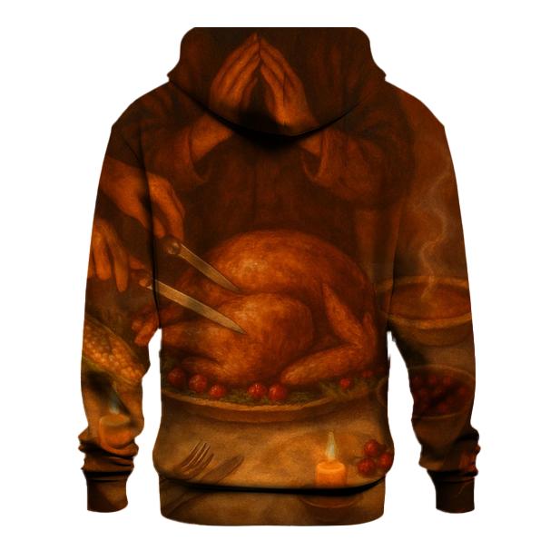 Candlelit Gratitude Tabletop Still Life graphic hoodies
