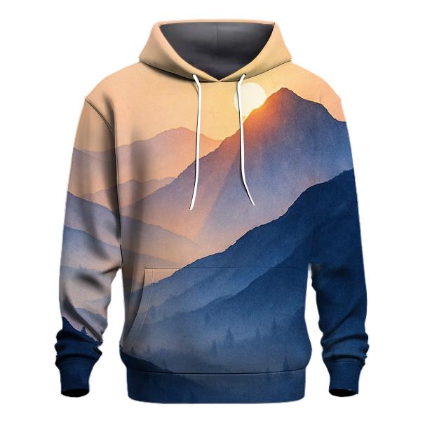 Lavender Ridge Afterglow graphic hoodies