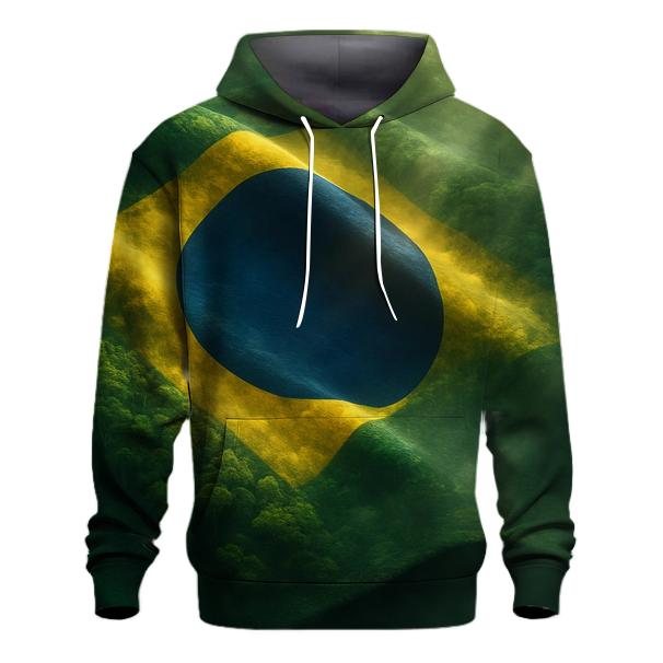Brazil Rainforest Flag Canopy pullover hoodies