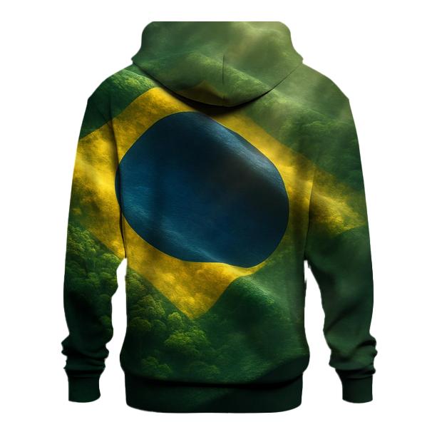 Brazil Rainforest Flag Canopy pullover hoodies