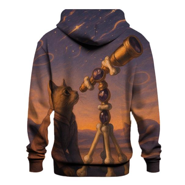 Desert Mirage Astronomer Cat heavyweight hoodies