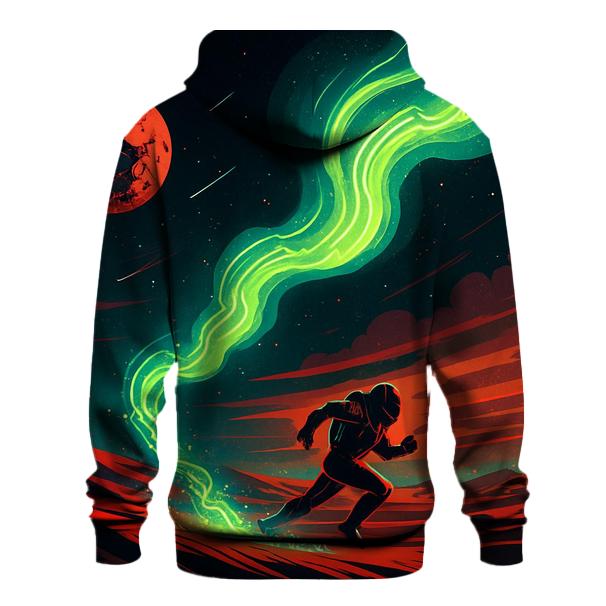 Aurora Circuit Over Mars Dunes hoodie designs