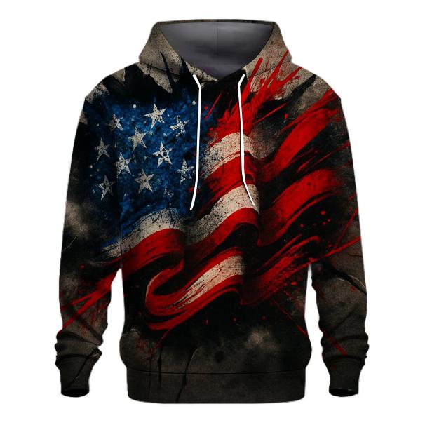 Patriot Graffiti Breakout embroidered hoodies