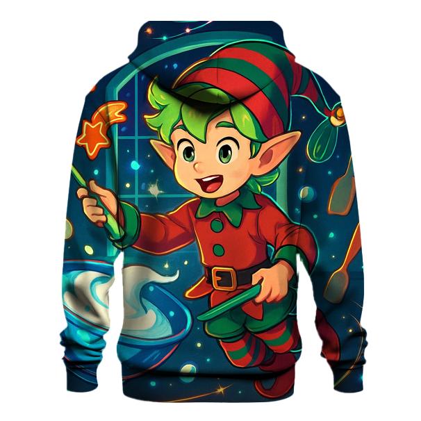 Elf Baking Comet Cookies In Zero Gravity hoodie styles