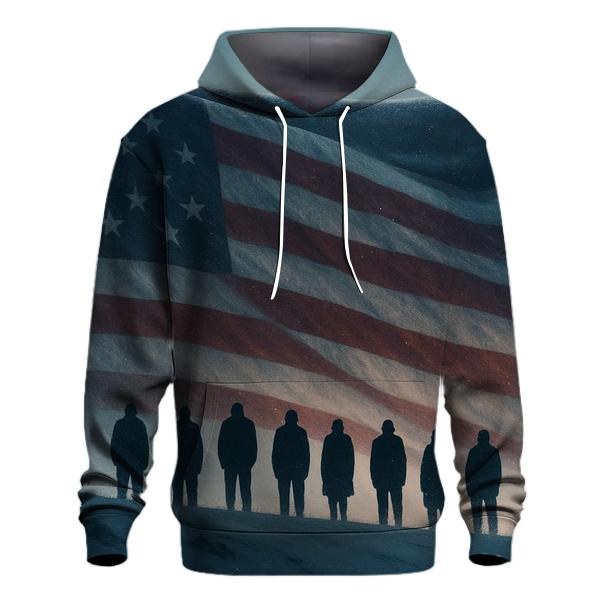 Snowbound Valor Silhouette printed hoodies