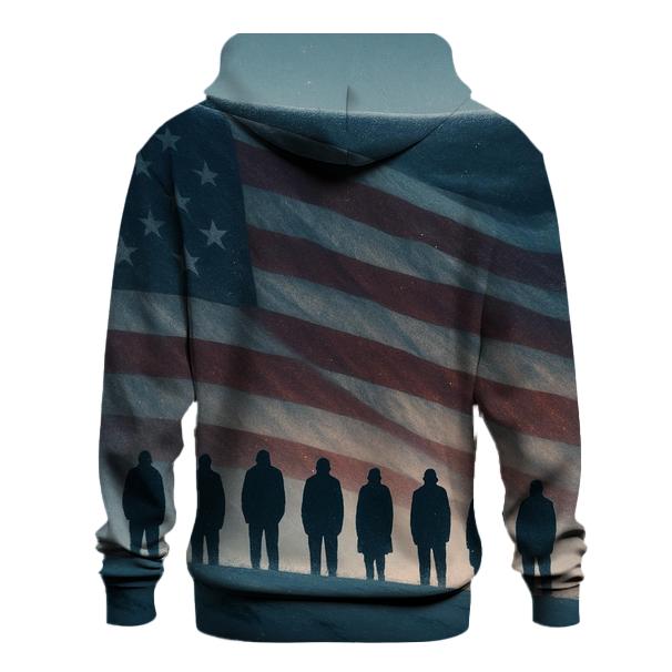 Snowbound Valor Silhouette printed hoodies