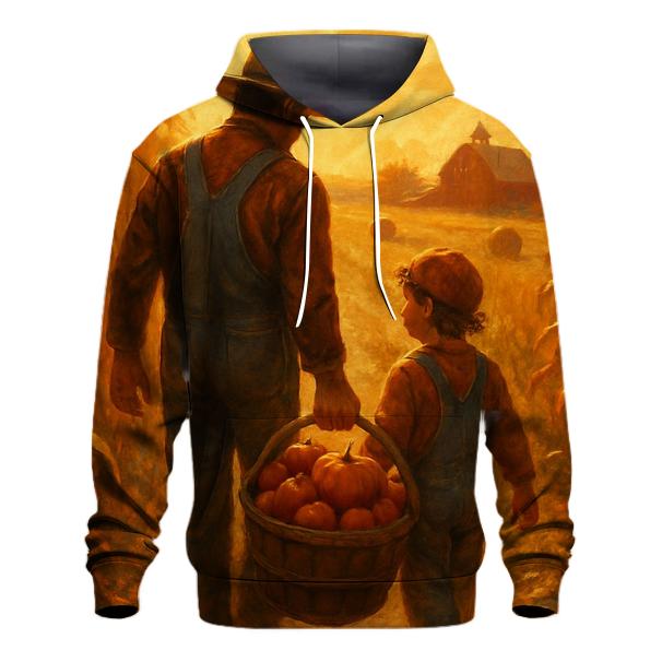 Thankful Fields At Golden Hour zip-up hoodies