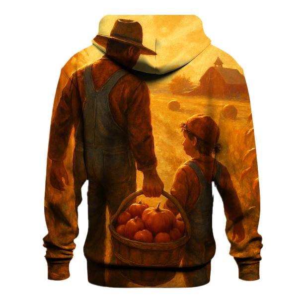 Thankful Fields At Golden Hour zip-up hoodies