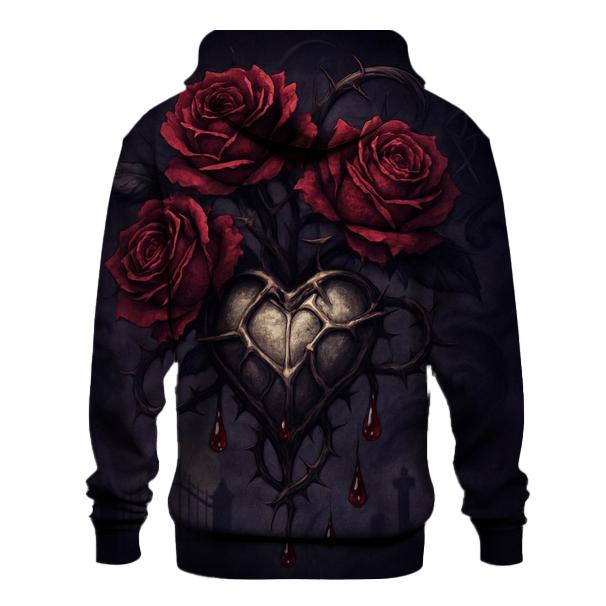 Bleeding Rose Reliquary pullover hoodies