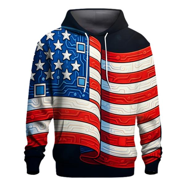 Liberty Circuit Mosaic pullover hoodies