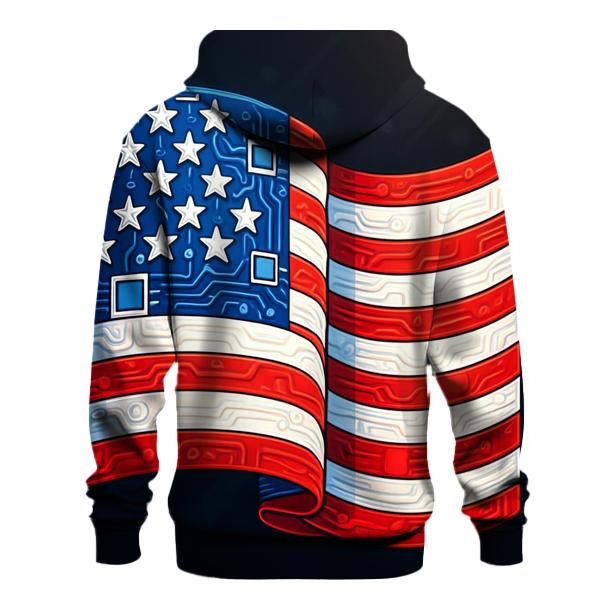 Liberty Circuit Mosaic pullover hoodies