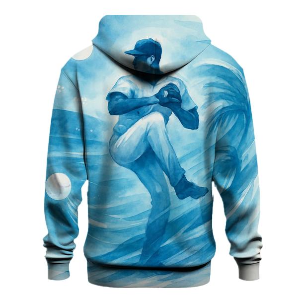 Coastal Windup Under Moonlit Palms printed hoodies