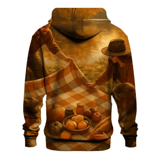 Riverbank Picnic Of Plenty heavyweight hoodies