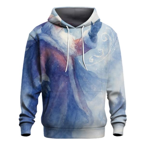 Watercolor Blizzard Guardian Santa hoodie styles